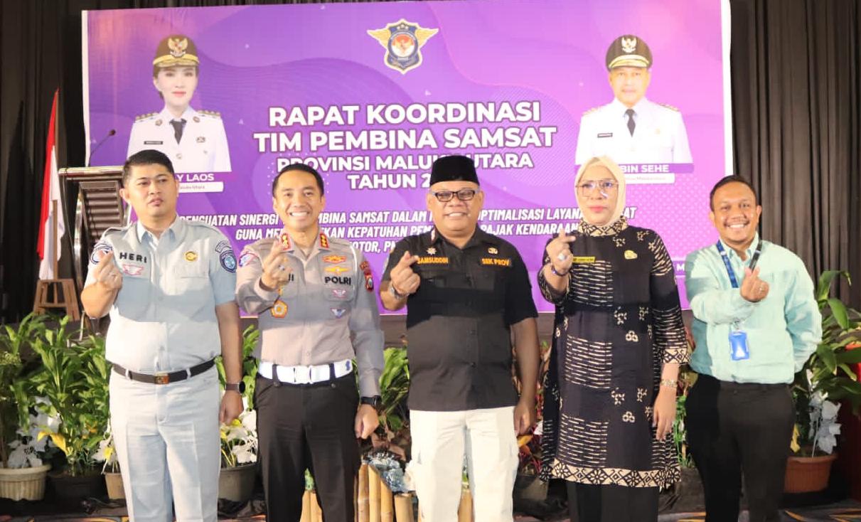 Tingkatkan Kepatuhan Wajib Pajak, Sekprov Malut Tekankan 4 Poin Pada Rakor Tim Pembina Samsat 2025