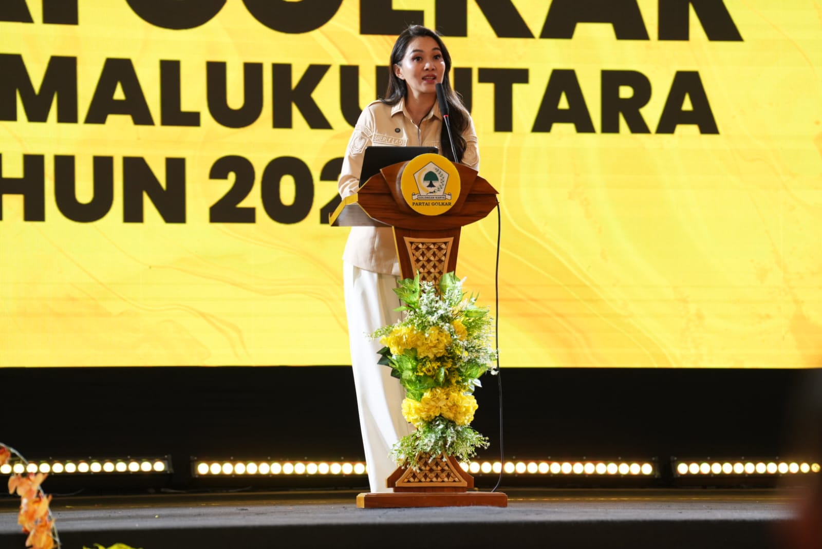 Gubernur Sherly Sampaikan Pesan Penting Pada Musda Partai Golkar Malut Ke-VI