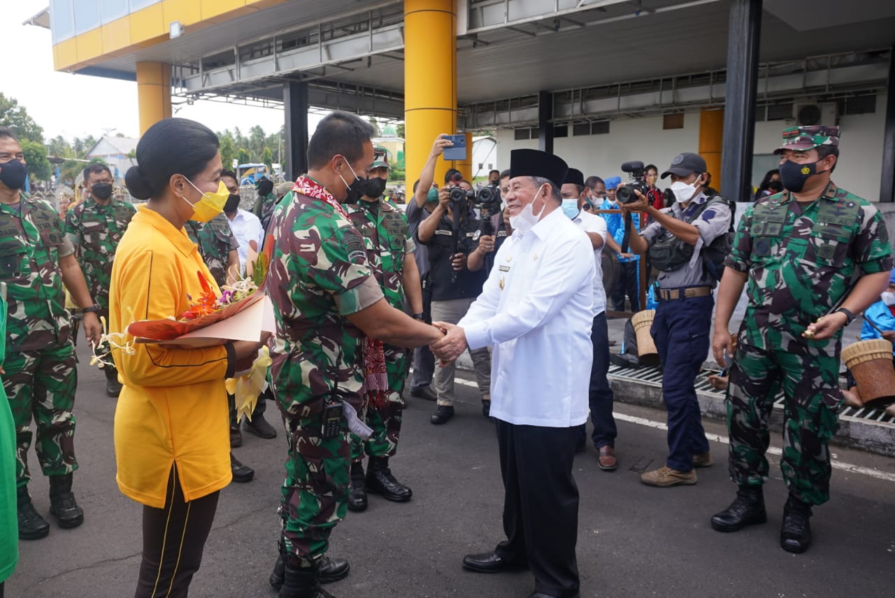 GUBERNUR AGK JEMPUT PANGLIMA TNI, INI AGENDANYA DI MALUT