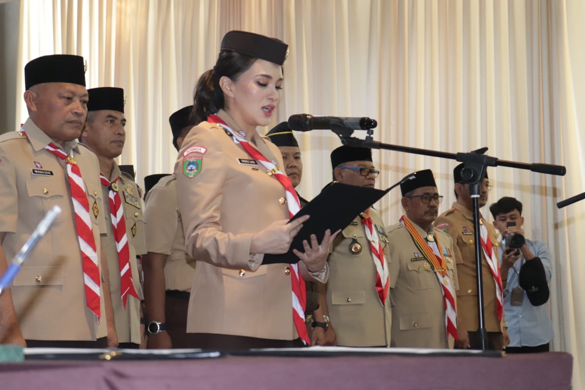 Gubernur Sherly Titip 4 Pesan Pada Pengurus MABIDA, Kwarda Dan LPK Kwarda Gerakan Pramuka Malut