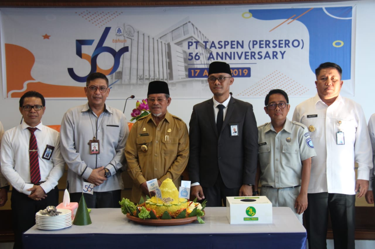Gubernur Maluku Utara Menghadiri Upacara HUT PT. TASPEN (PERSERO) ke 56