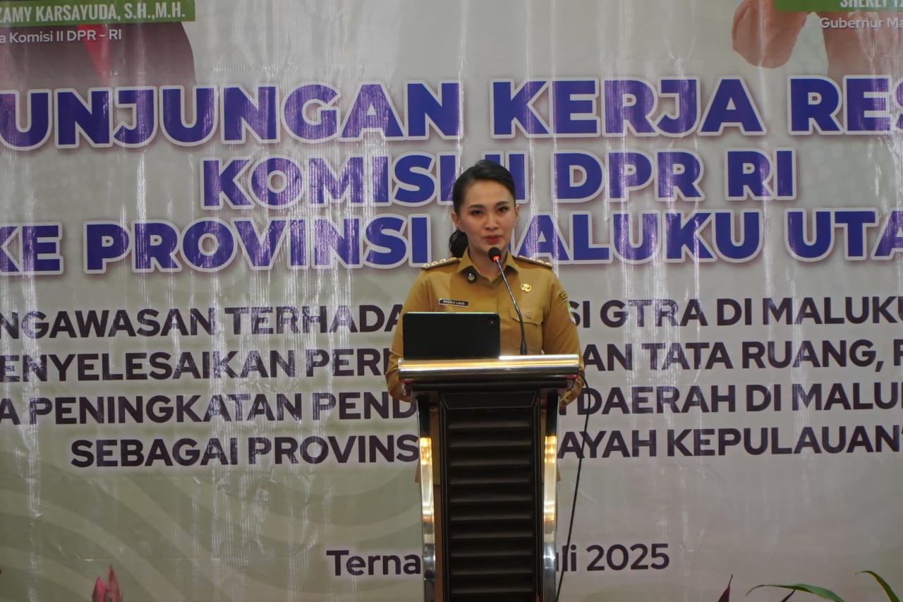 Dihadapan Komisi II DPR RI, Gubernur Sherly Harap GTRA Atasi Konflik Sosial Di Malut