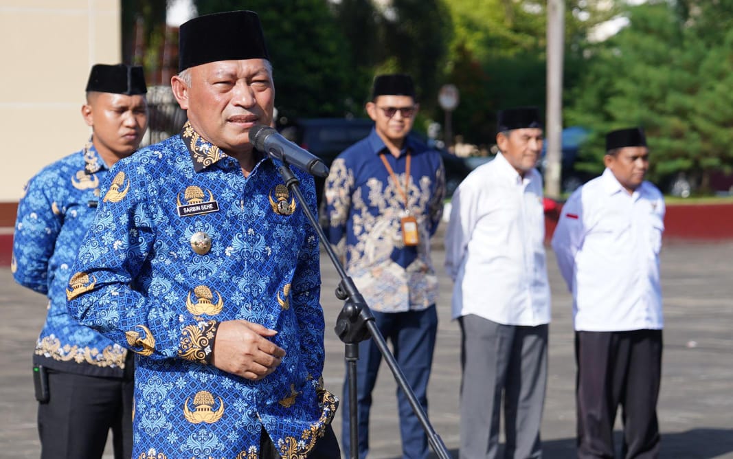 Pimpin Upacara HKN, Wagub Malut Ingatkan ASN Pegang Teguh Panca Satya Korpri