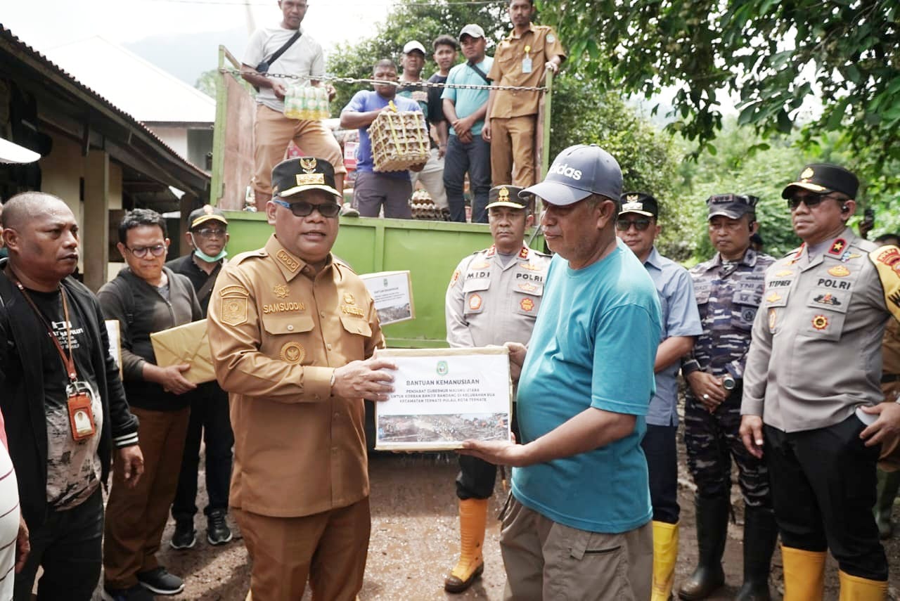 Pj. Gubernur Malut Galang Sinergi dan Koordinasi Penanganan Bencana Banjir Bandang di Rua